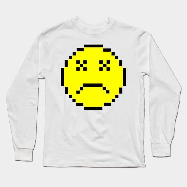 Minesweeper dead smiley Long Sleeve T-Shirt by UberGhibli